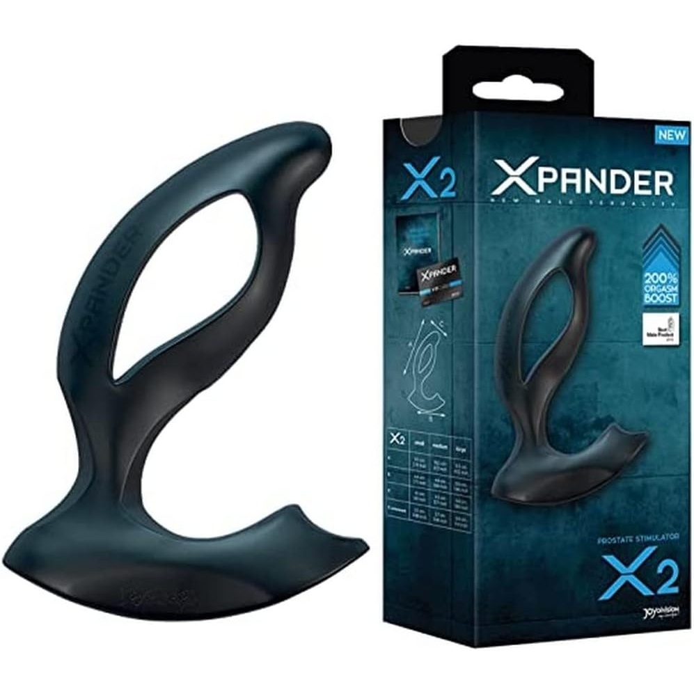 image:imageJOYDIVISION XPANDER X2 S Schwarz Perfekte Balance fr Prostata Anal und PerineumStimulation Handfreier Gebrauch Medizinisches SilikomedS X2